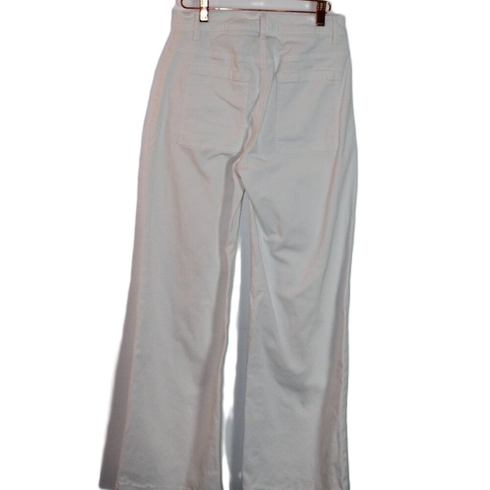 Dokotoo Sailor White Jeans Wide Leg Size 4 - Picture 2 of 12